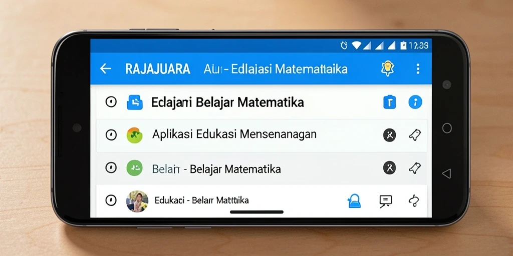 Tampilan antarmuka RAJAJUARA yang menarik dan edukatif.