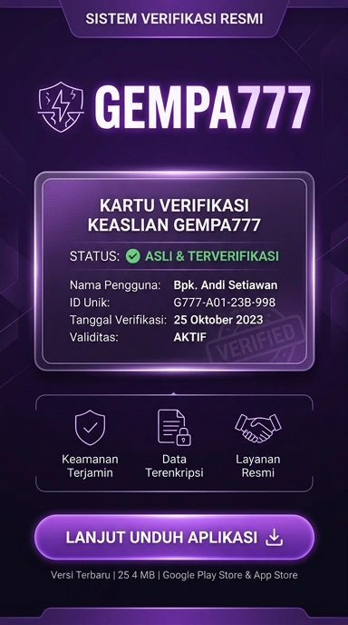 Kanal Resmi gempa777 untuk Pengguna Android Indonesia
